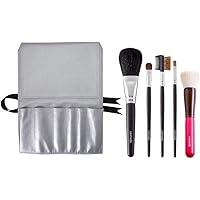 Amazon.co.jp: 明治四十年創業 文宏堂 熊野筆 ARシリーズ5本(ポーチ